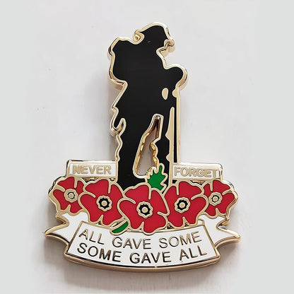 Limited Edition Red Poppy 110th Anniversary Badge