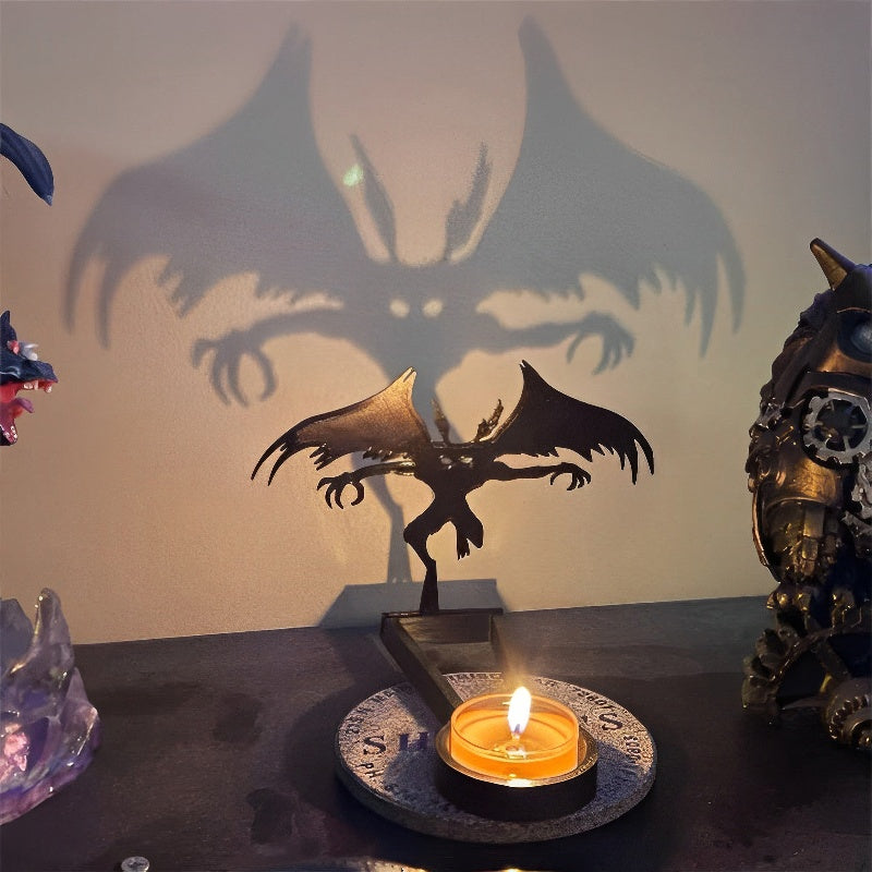 Halloween Metal Shadow Candle Holder 👻