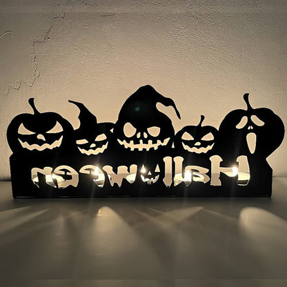 Halloween Metal Shadow Candle Holder 👻