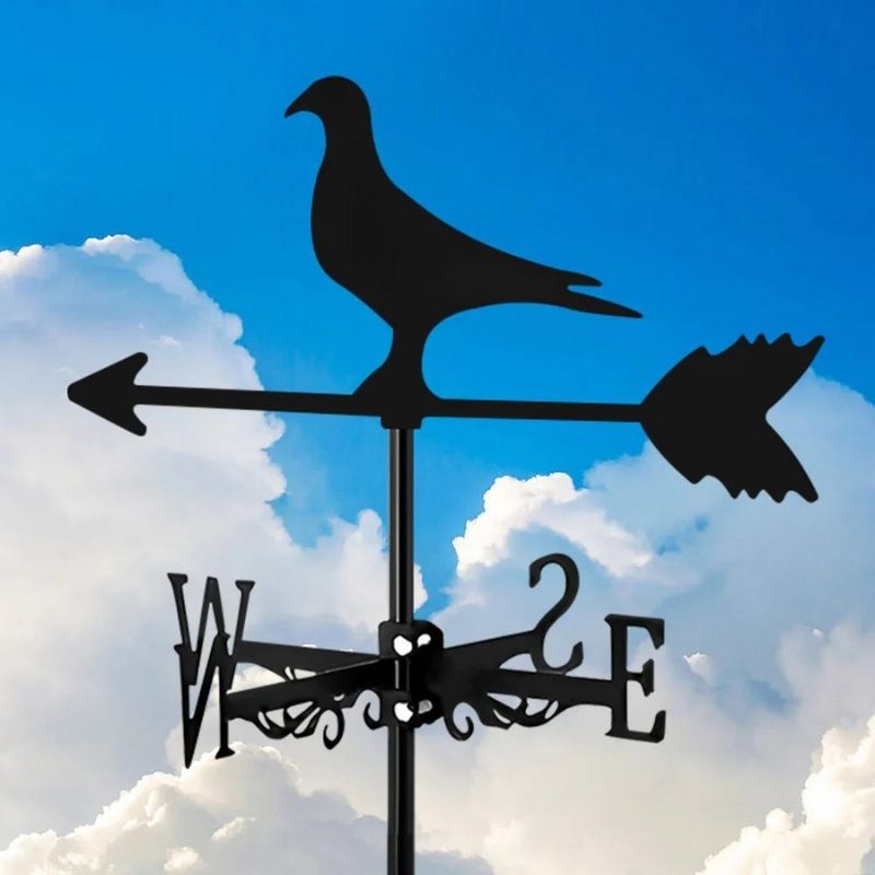 Racing Pigeon Stainless Steel Weathervane MW043