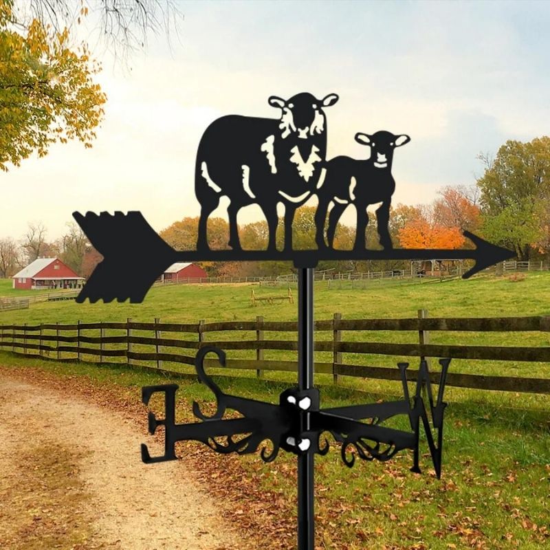 Little Lamb Stainless Steel Weathervane MW081