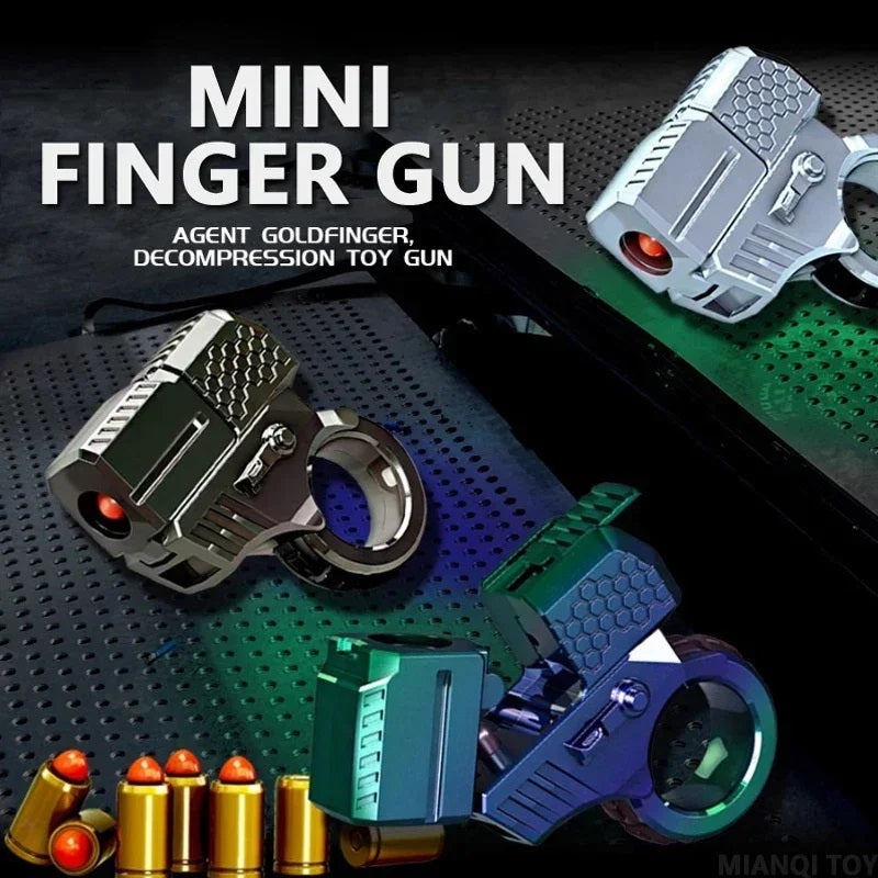 Stress-Relief Ring Gun - Fingertip Toy