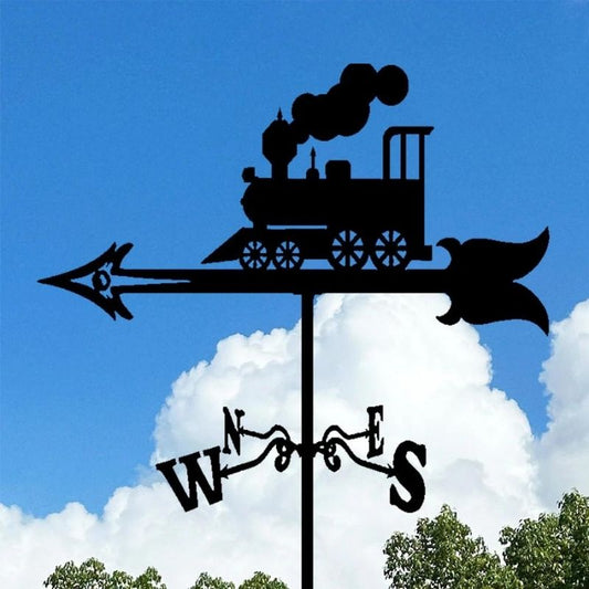 Train Engine Stainless Steel Weathervane MW089