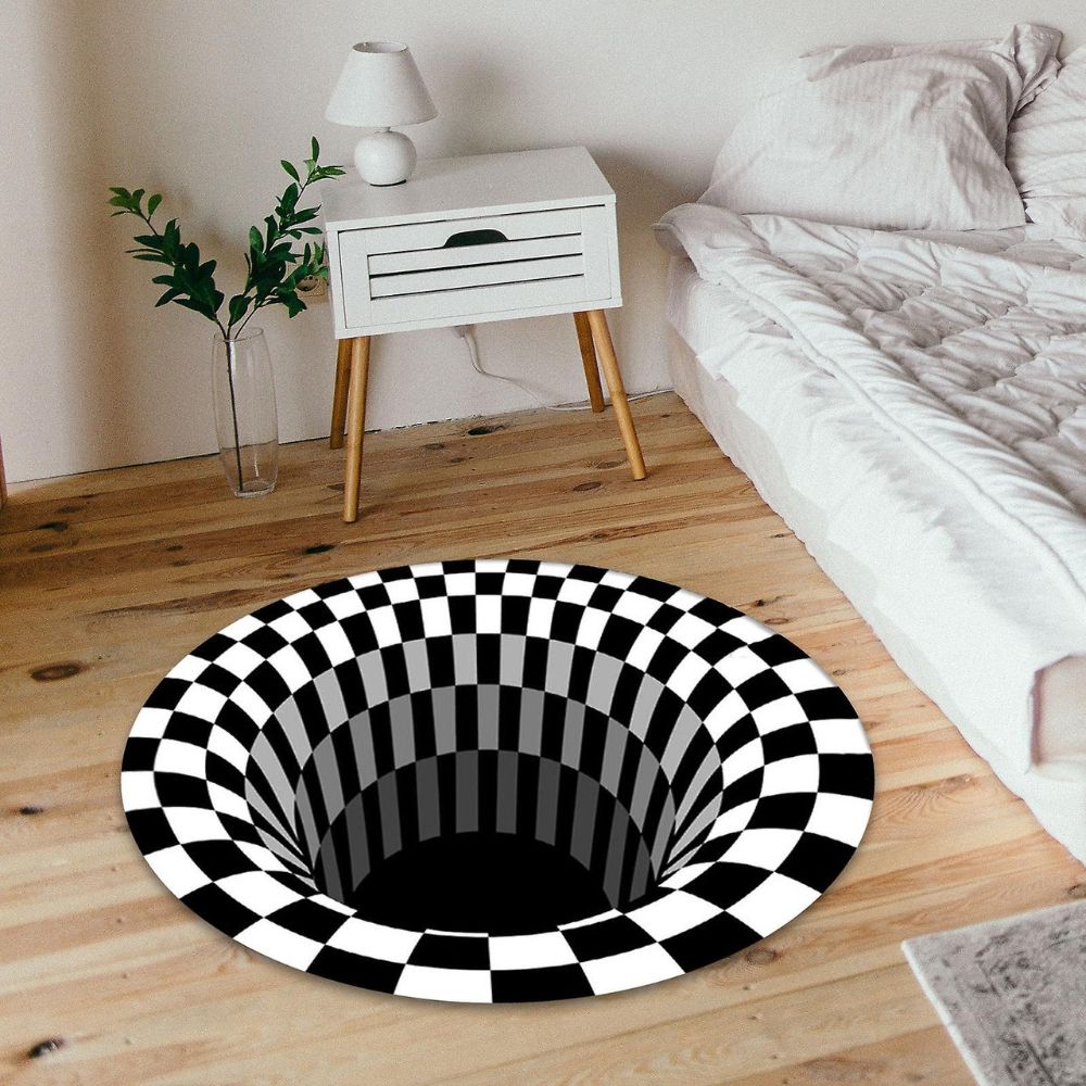 Vortex Illusion Rug