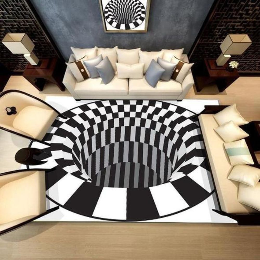 Vortex Illusion Rug