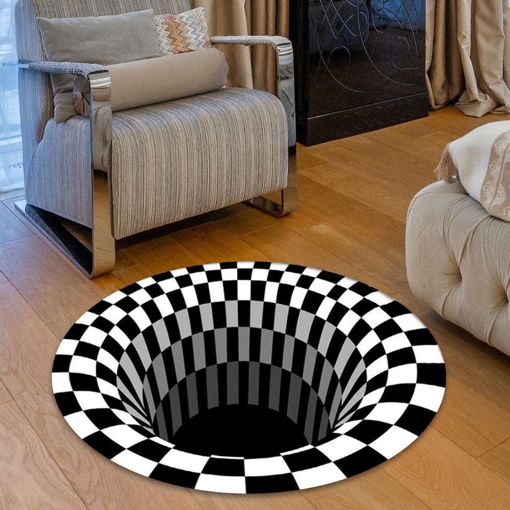 Vortex Illusion Rug