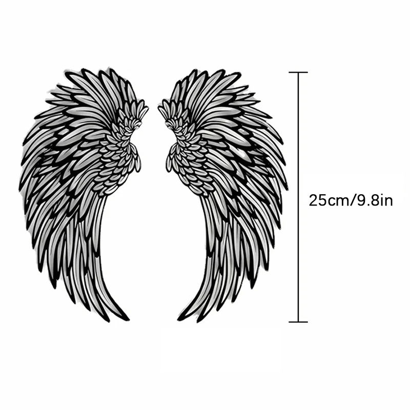 Angel Wings Metal Wall Art With Led Lights