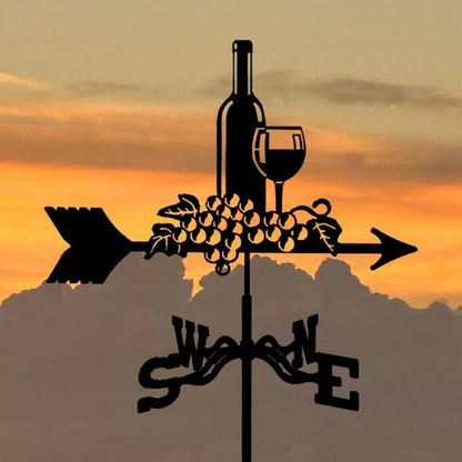 Wine Stainless Steel Weathervane MW033