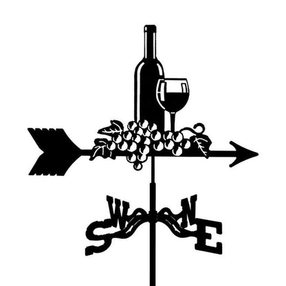 Wine Stainless Steel Weathervane MW033