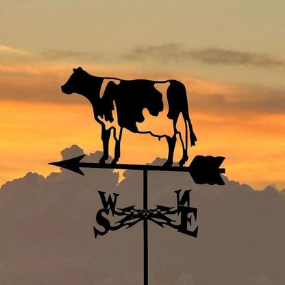 Cow Stainless Steel Weathervane MW034