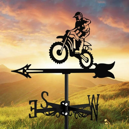 Motorcycle Racing Stainless Steel Weathervane MW051