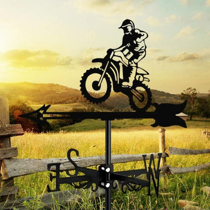 Motorcycle Racing Stainless Steel Weathervane MW051