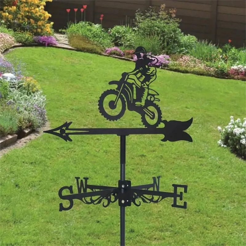 Motorcycle Racing Stainless Steel Weathervane MW051