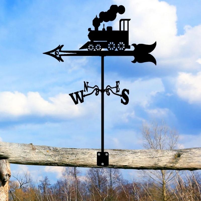 Train Engine Stainless Steel Weathervane MW089