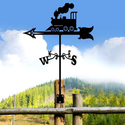 Train Engine Stainless Steel Weathervane MW089