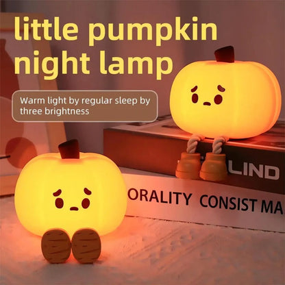 Pumpkin Silicone Pat Lamp