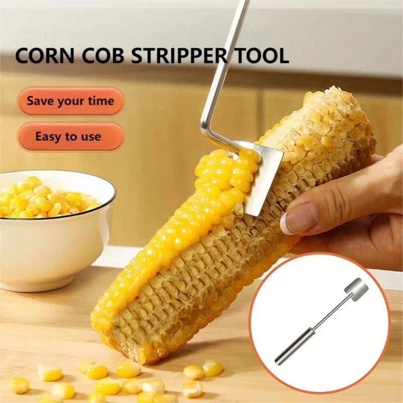 Long Handle Stainless Steel - Corn Stripping Tool