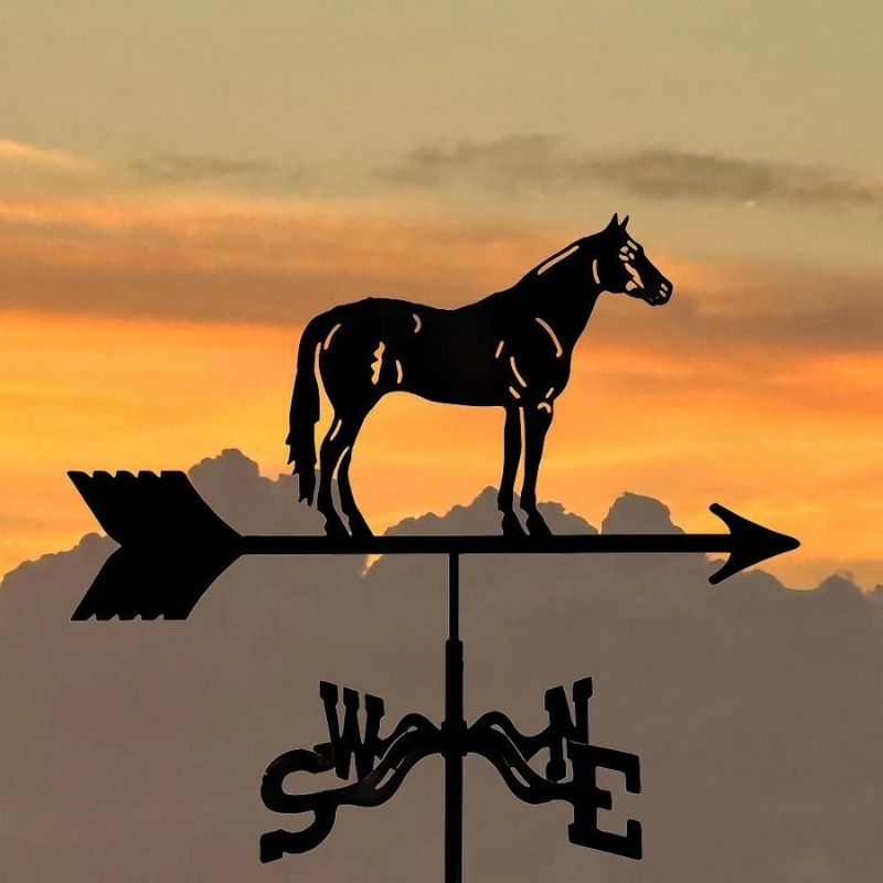 Horse Stainless Steel Weathervane MW072