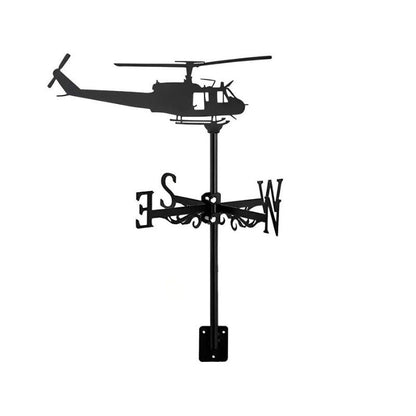 Helicopter Stainless Steel Weathervane MW019