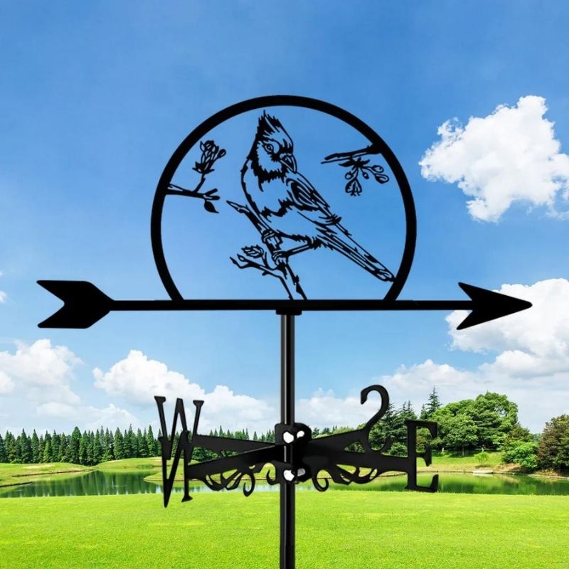 Blue Jay Bird Stainless Steel Weathervane MW073