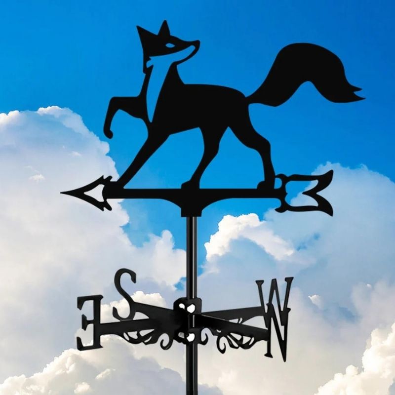 Fox Stainless Steel Weathervane MW037