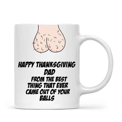 Happy Thanksgiving Dad Mug