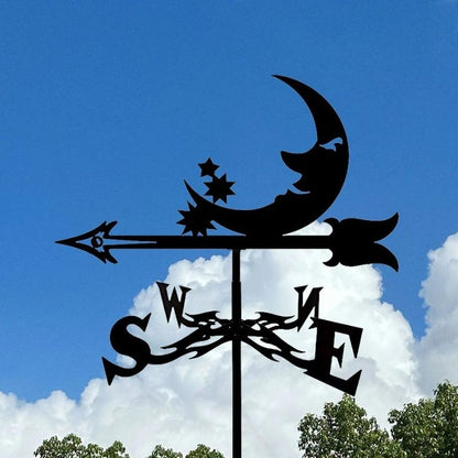 Moon Stainless Steel Weathervane MW092