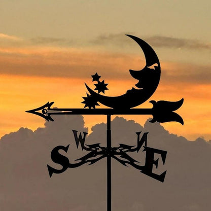 Moon Stainless Steel Weathervane MW092