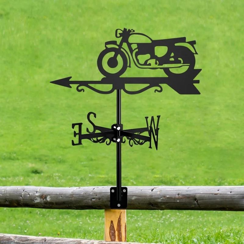 Motorcycle Stainless Steel Weathervane MW074