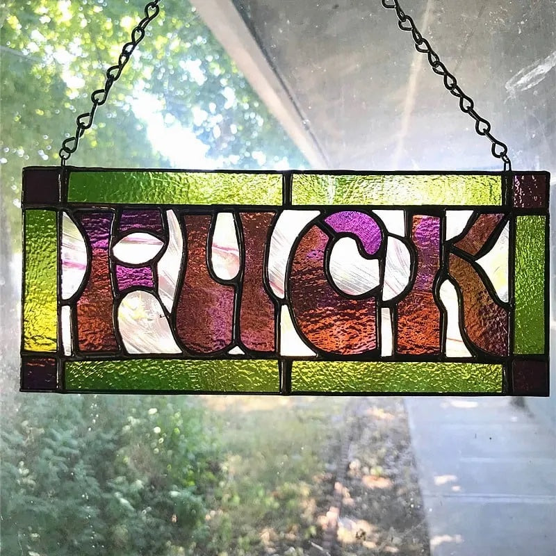 A Kaleidoscope of Color - F*ck Suncatcher