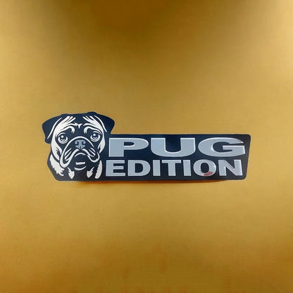 Dog Car Badge Laser Cutting Car Emblem