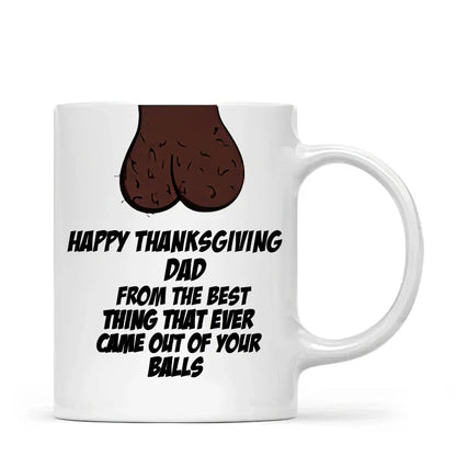 Happy Thanksgiving Dad Mug