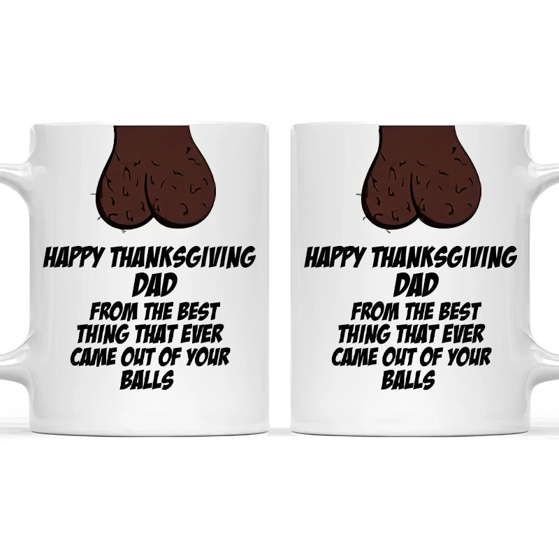 Happy Thanksgiving Dad Mug