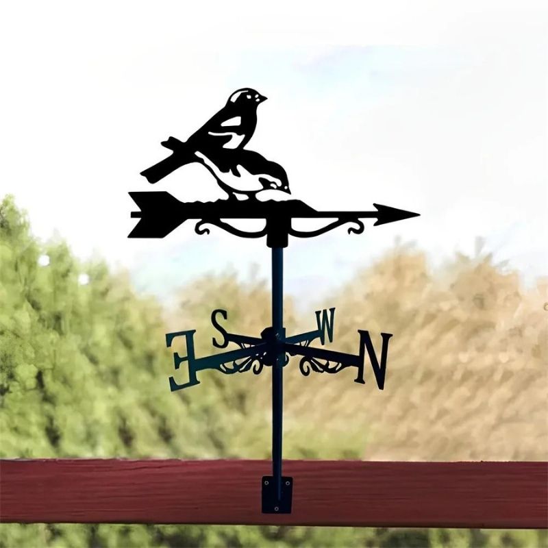 Two Bird Stainless Steel Weathervane MW095