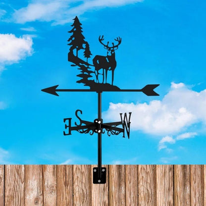 Forest Deer Stainless Steel Weathervane MW039