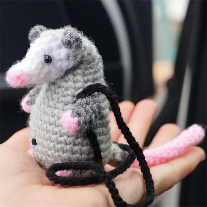 Handcrafted Possum Car Charm