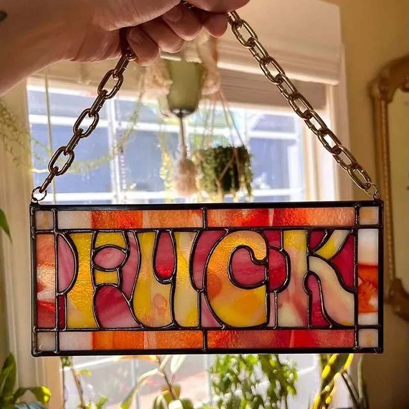 A Kaleidoscope of Color - F*ck Suncatcher