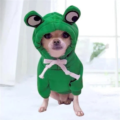 Cute Frog Pet Clothes