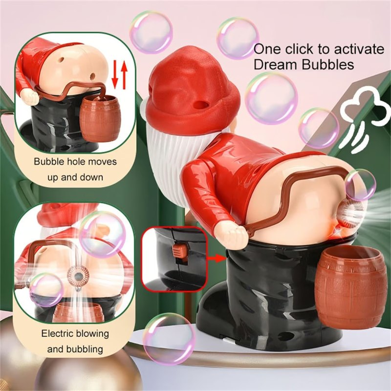 Funny Santa Claus Bubble Modeling of The Fart Fart 🎅💨