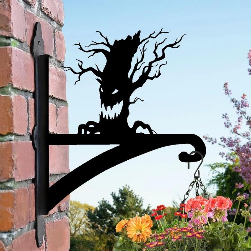 Halloween Tree Metal Hanging Bracket Plant Stand PS168