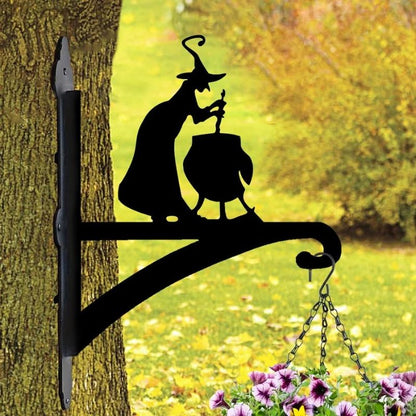 Witch's Cauldron Metal Hanging Bracket Plant Stand PS169