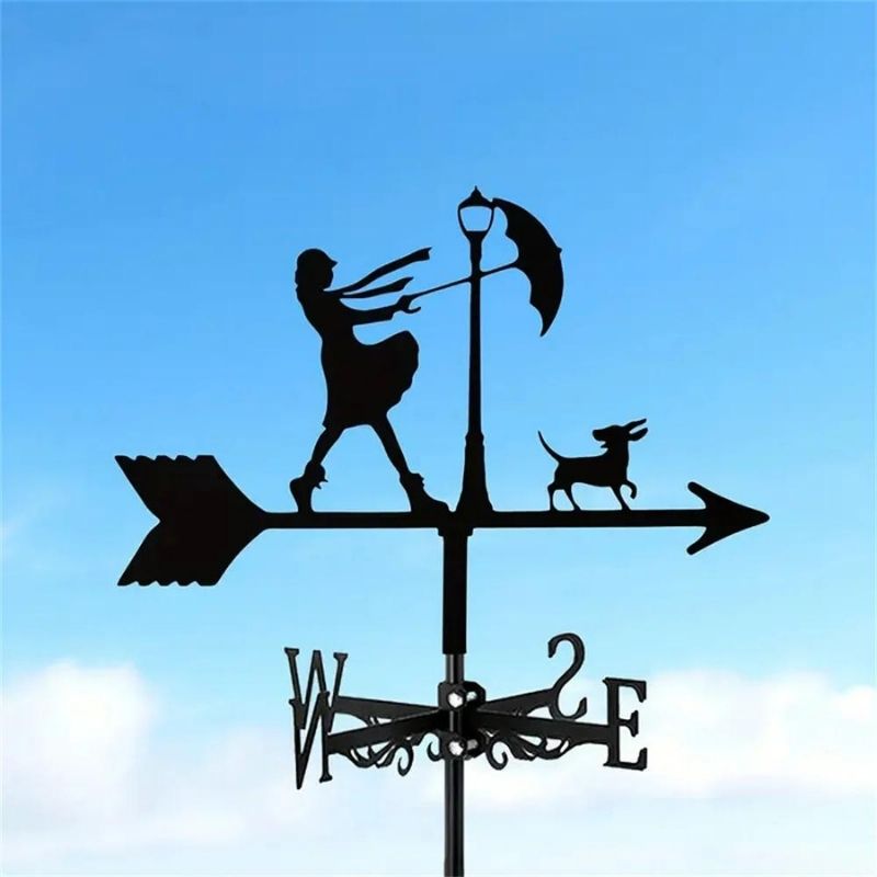 Girl Stainless Steel Weathervane MW097