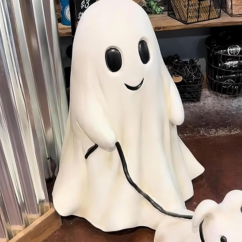 Ghost Walking Dog Statue