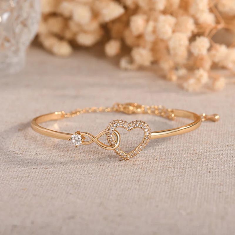 Mother & Daughter - Infinity Heart Bracelet