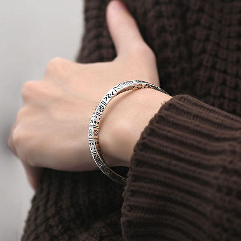 Nordic Silver Viking Bracelet