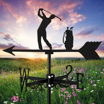 Golf Stainless Steel Weathervane MW040