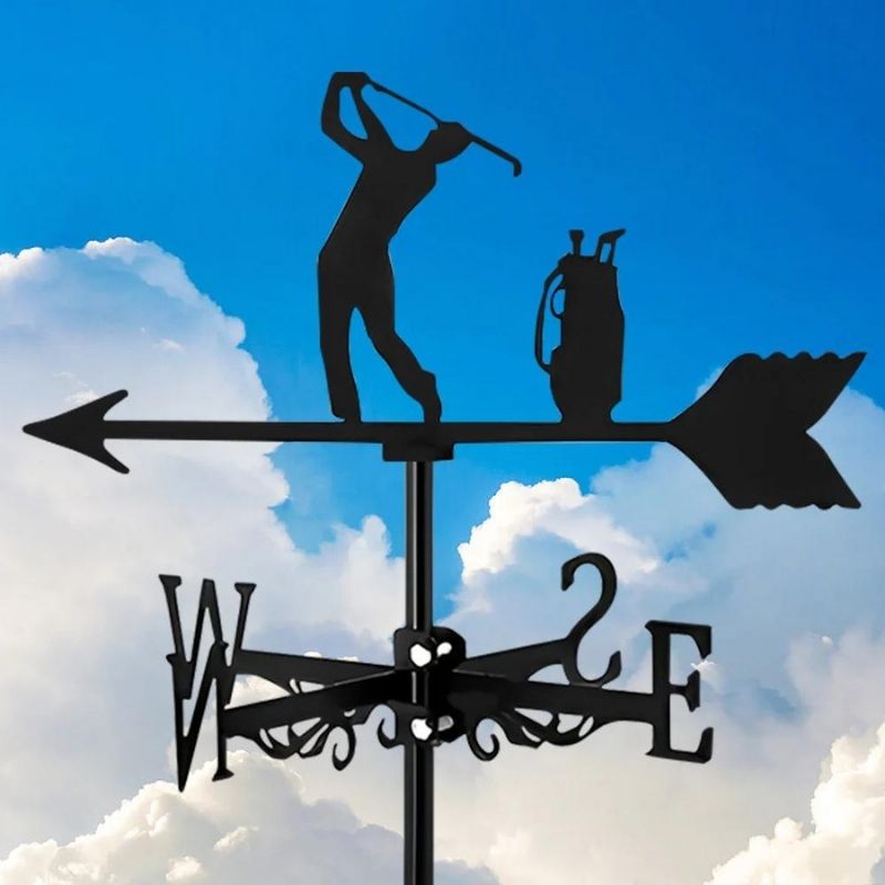 Golf Stainless Steel Weathervane MW040