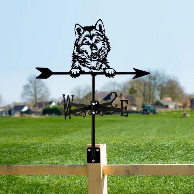 Alaskan Malamute Dog Stainless Steel Weathervane MW118