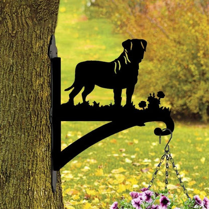 Bullmastiff Metal Hanging Bracket Plant Stand PS086