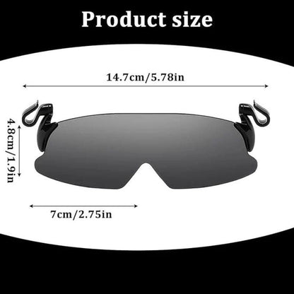 Polarized Clip Cap Sunglasses